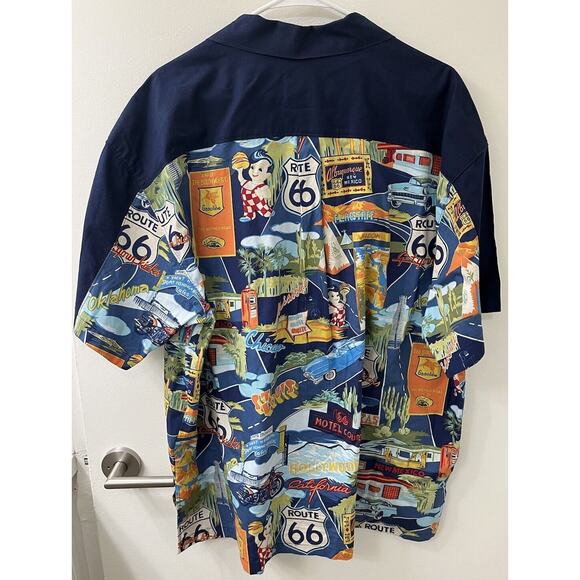 Max Boxxer Cars Route 66 States Chicago Shirt SIZE XXL Vintage Cars Drive ins - Picture 4 of 5